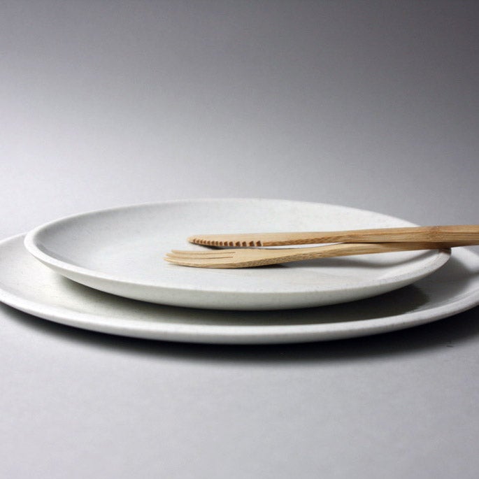 Lunch Plate, Light Stone Grey