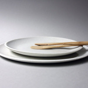 Lunch Plate Porcelain / Light Stone Grey