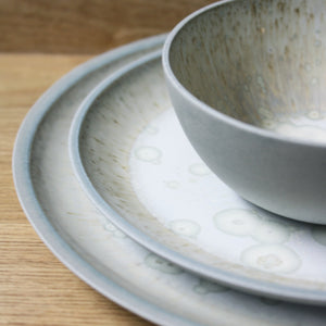 Lunch Plate Stoneware / Stone Blue w. crystal Glaze