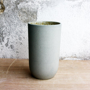 Vase, Stone Blue w/ crystal glaze (small)
